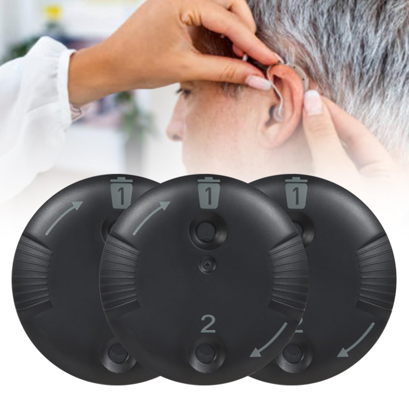 3 pack/24 pcs Unitron Wax Guards Cerushield Disk v2.0 098-0445 for phonak, Hearing Aid Accessories Wax Filters,Phonak Hearing aid Filters Wax Guard