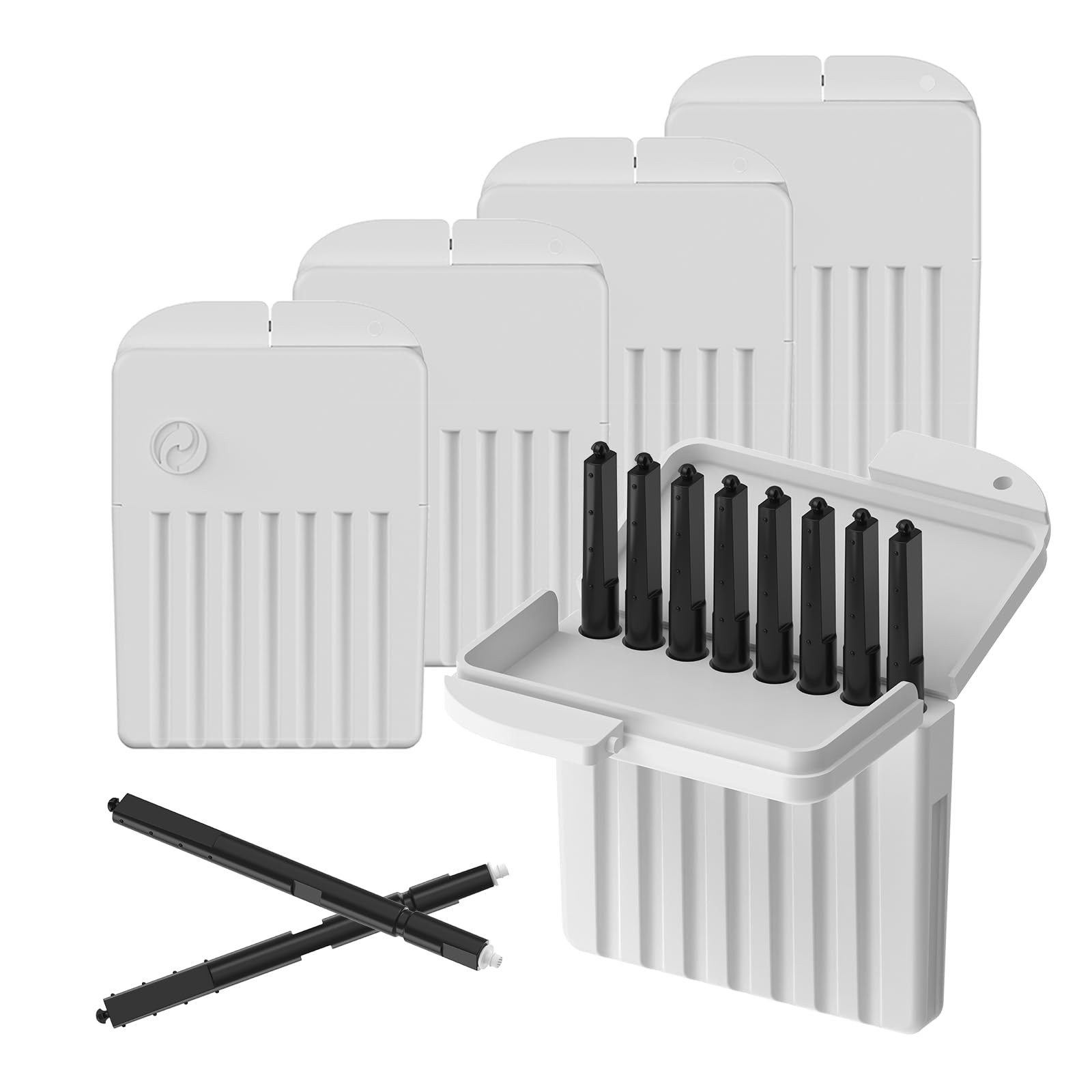 (40 Pcs) Phonak Cerumen Stop Wax Guards Filters for Hearing Aids Resound,Widex and Beltone, Hearing Aid Accessories Cerumen Stop Cleaning Kits Tool Replacement Parts, Ear Tips Supplies (5 Packs）