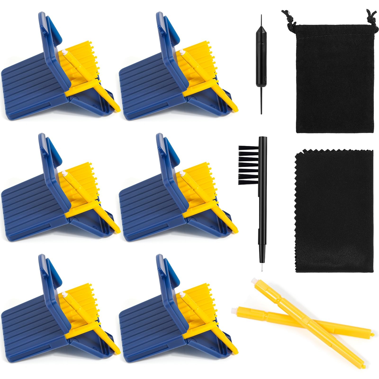 Hearing Aid Wax Guards Filters 48 Pcs Starkey Hearing Aid 1.5 mm Hearing Aids Cleaning Tools Accessories Resound Wax Guards Filters Supplies 6 Packs Earwax Filters Replacement Parts Kits