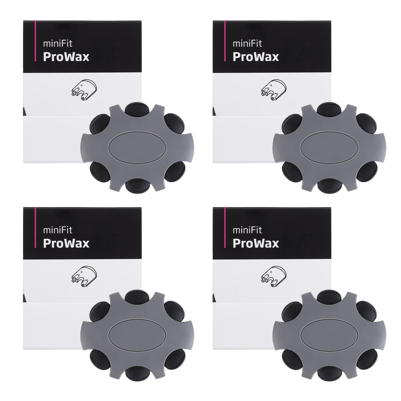 Hearing Aid Wax Guards for Oticon Prowax Minifit, Compatible with Oticon Prowax Filters, Hearing Aid Supplies & Accessories for Oticon, Inspack Ear Protector Replacement Wax Filters (4 Pack/24 Pcs)