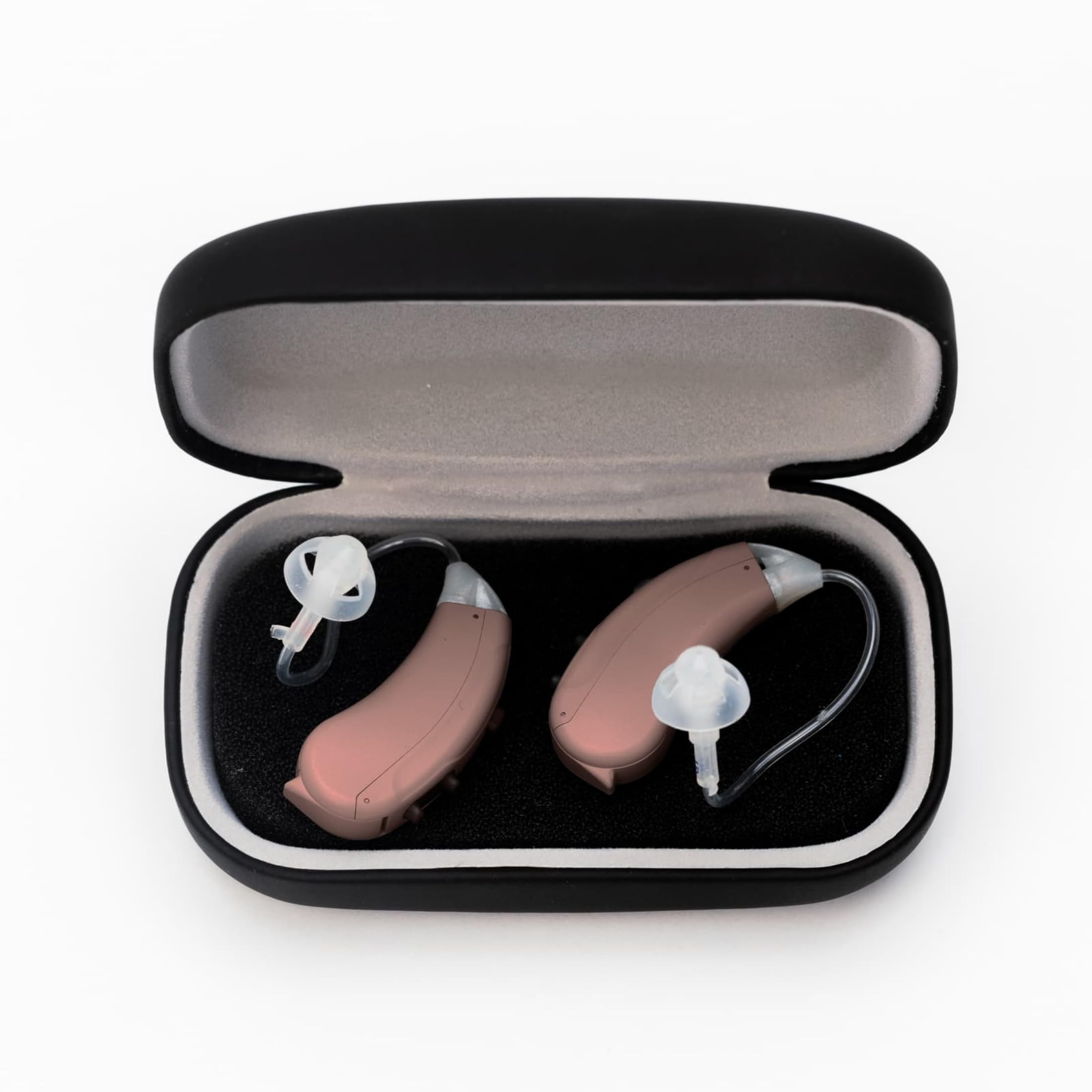Lexie Lumen Self-Fitting OTC Hearing Aids - Bluetooth Enabled with Invisible Fit, Directional Microphones, Smartphone App Control, Replaceable Batteries, for Mild to Moderate Hearing Loss (Beige)