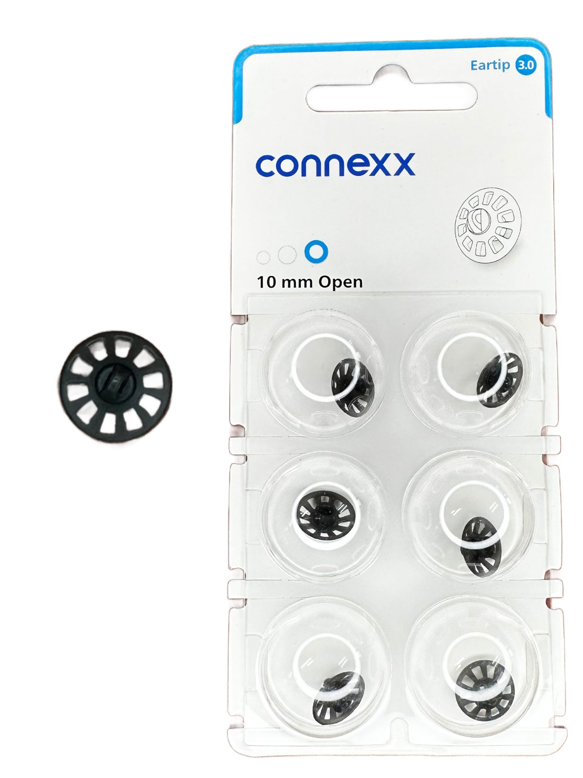 New - Connexx Eartip 3.0 - Open by Signia (Formerly Known as Siemens) (10mm)