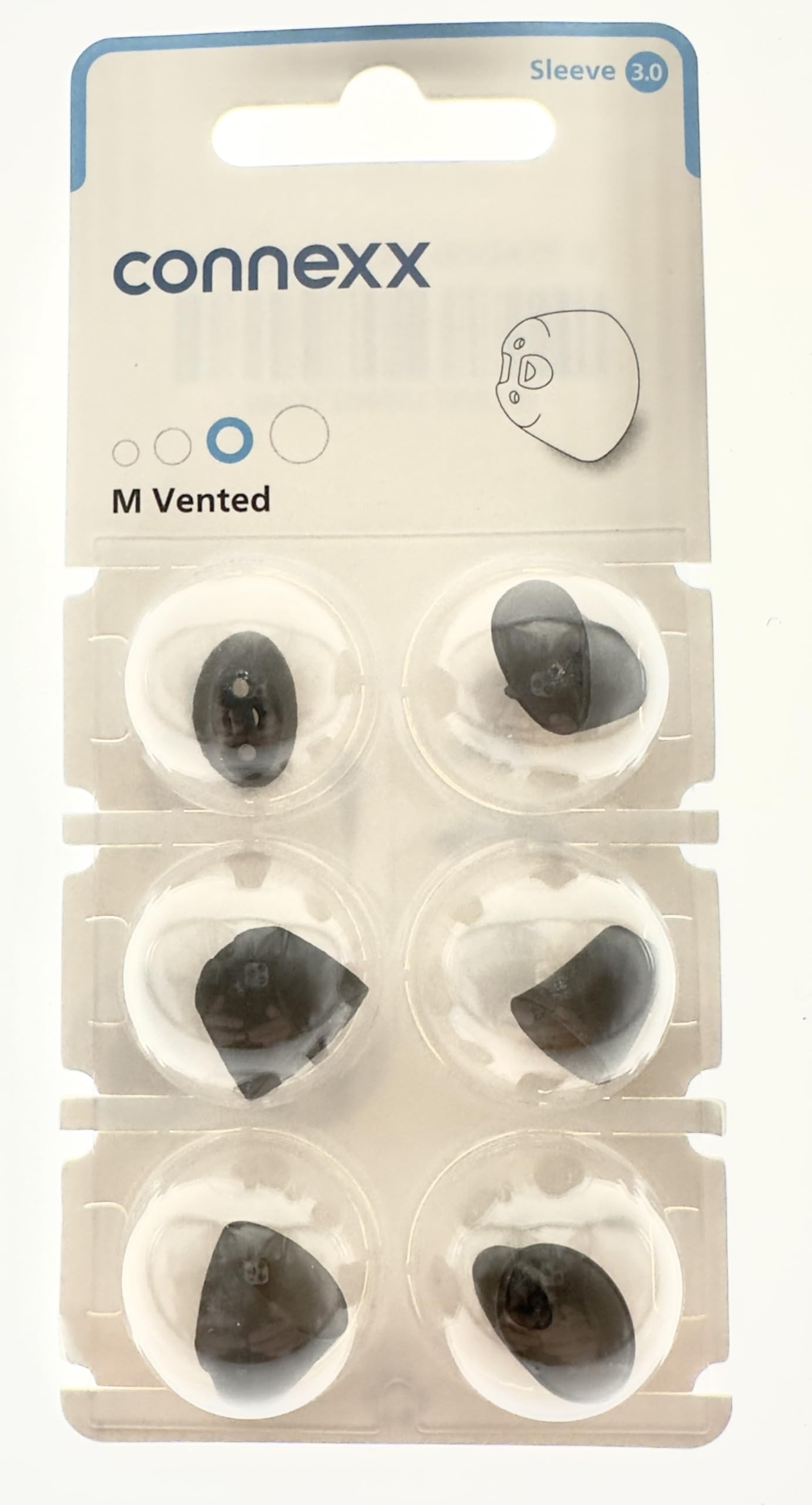 New - Connexx Sleeve 3.0 Vented by Signia (Formerly Known as Siemens) (Medium)