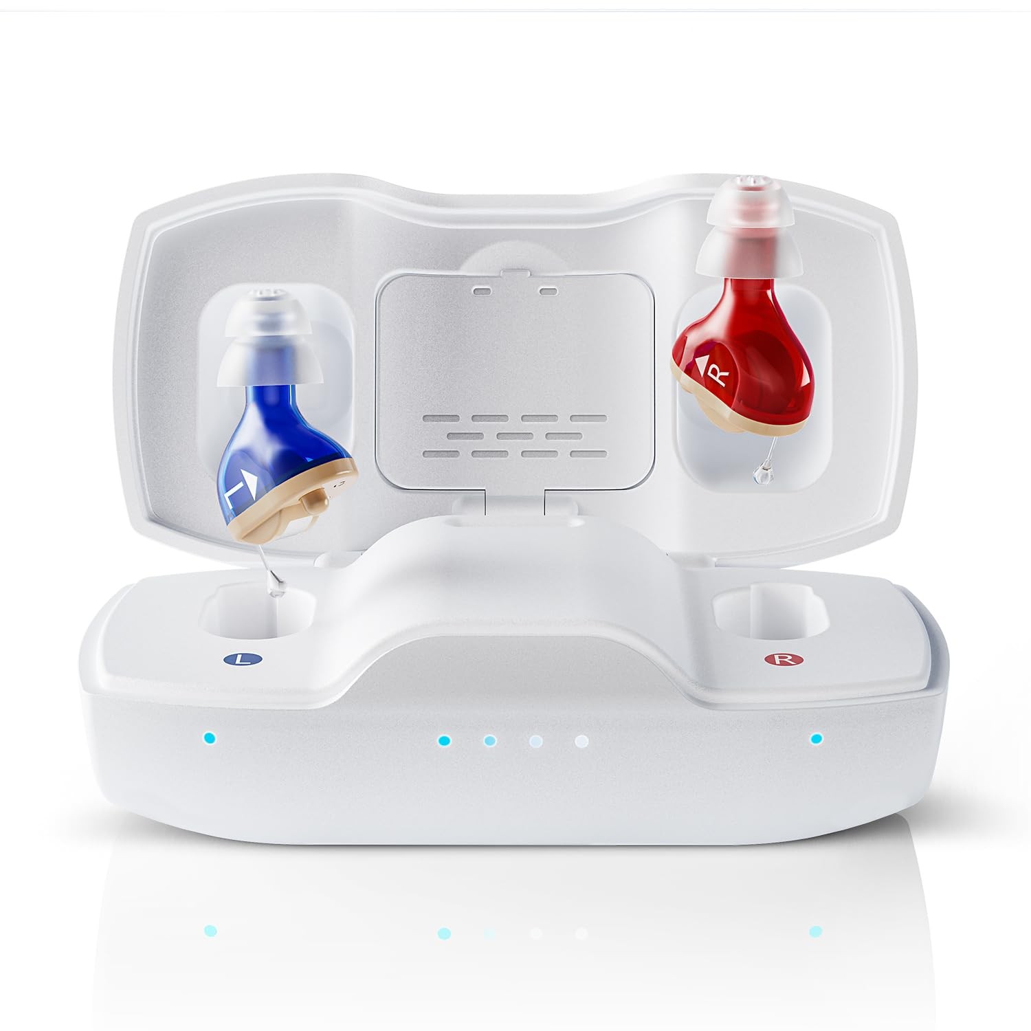 Nova Hearing Aids for Seniors Adults – Superior Sound Quality, Smart Noise Cancelling, No Feedback, Auto On/Off, Rechargeable, OTC