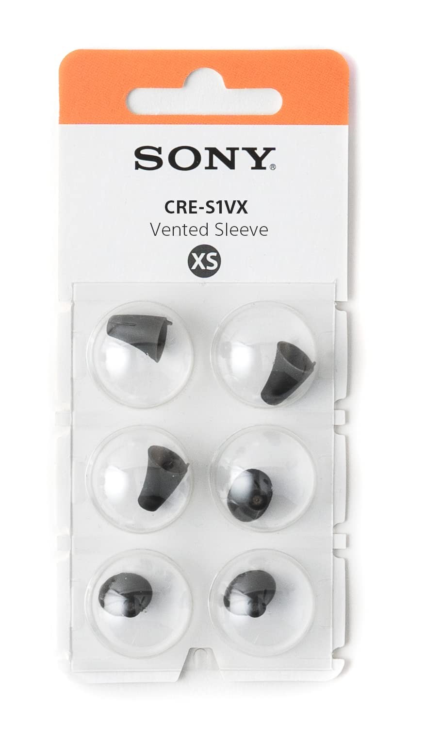 Sony Vented Sleeve for the CRE-C10 Self-Fitting OTC Hearing Aid, XS CRE-S1VX